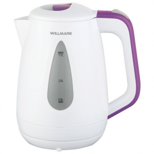 Чайник WILLMARK WEK-1807P (белый/фиолетовый)