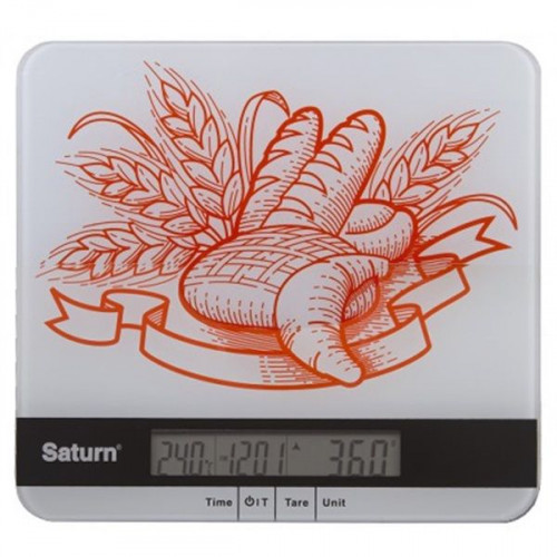 Весы кухонные Saturn KS7807 (белый)