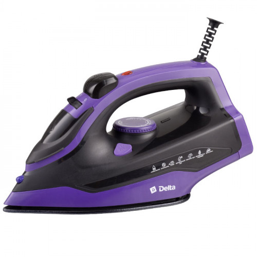 Утюг DELTA DL-353 (черный/фиолетовый)